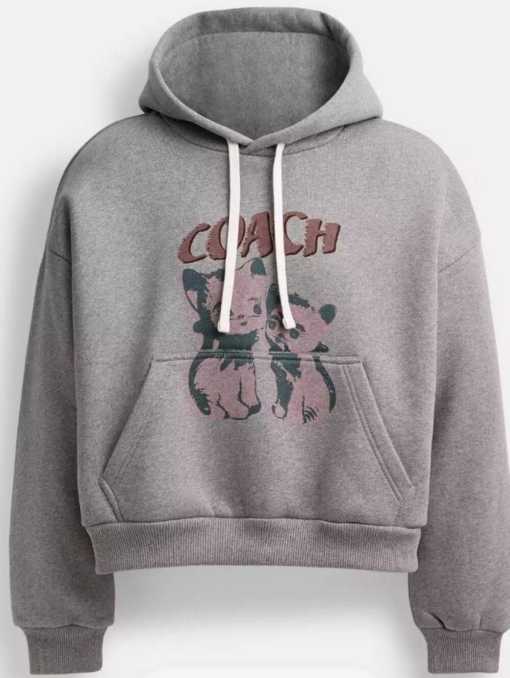 Coach The Lil Nas X Drop Cats Cropped Pullover Hoodie - Size XS